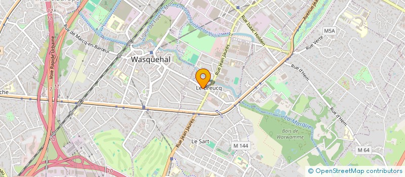 localisation de l'entreprise PEGASA INVEST à MARCQ-EN-BARŒUL
