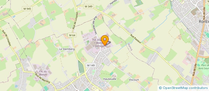 localisation de l'entreprise PEGASE à LINSELLES