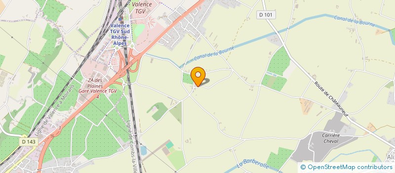 localisation de l'entreprise PEGASE  ALIXAN