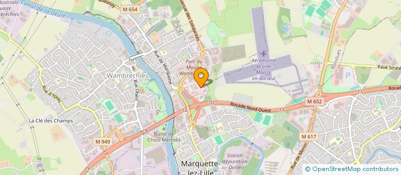 localisation de l'entreprise PEGASE  WAMBRECHIES