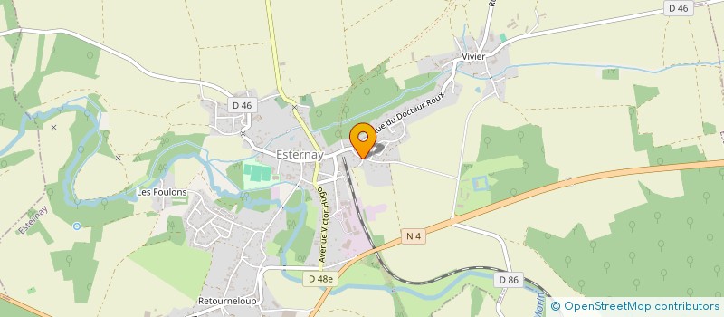 localisation de l'entreprise PEGASE  ESTERNAY