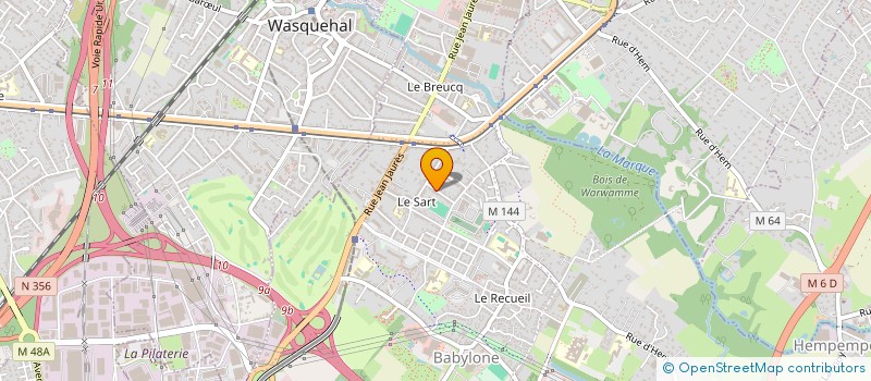 localisation de l'entreprise PEGASE à VILLENEUVE-D'ASCQ