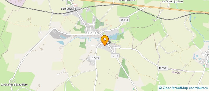 localisation de l'entreprise PEGASE 53  BOUERE