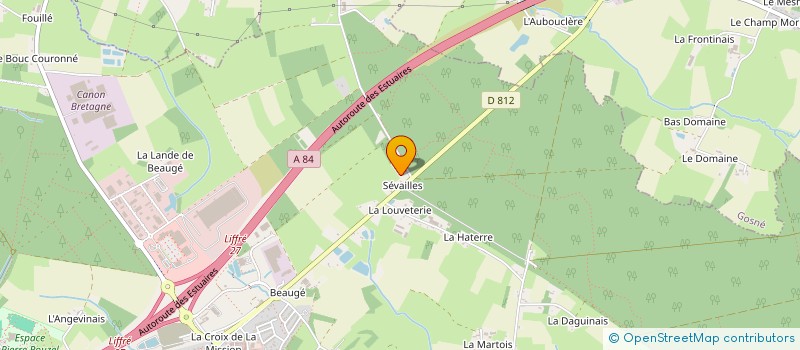 localisation de l'entreprise PEGASE  LIFFRE