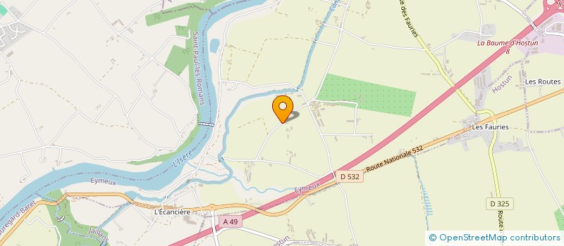 localisation de l'entreprise PEGASE  EYMEUX