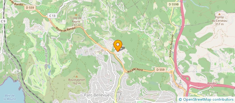 localisation de l'entreprise PEGASE  BANDOL