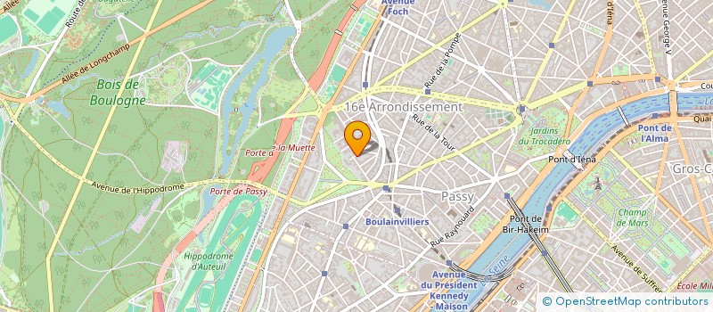 localisation de l'entreprise PEGASE  PARIS