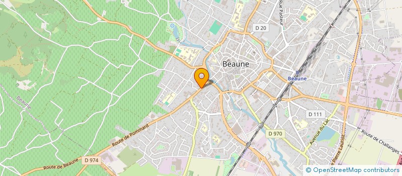 localisation de l'entreprise PEGASE à BEAUNE
