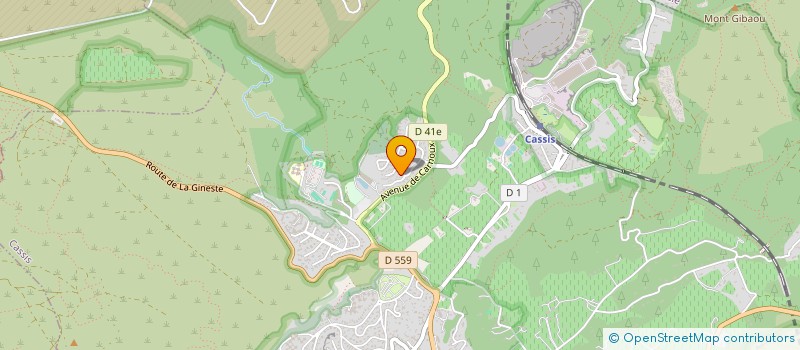 localisation de l'entreprise PEGASE à CASSIS