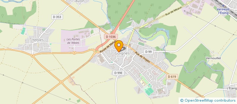 localisation de l'entreprise PEGASE  GUIGNES