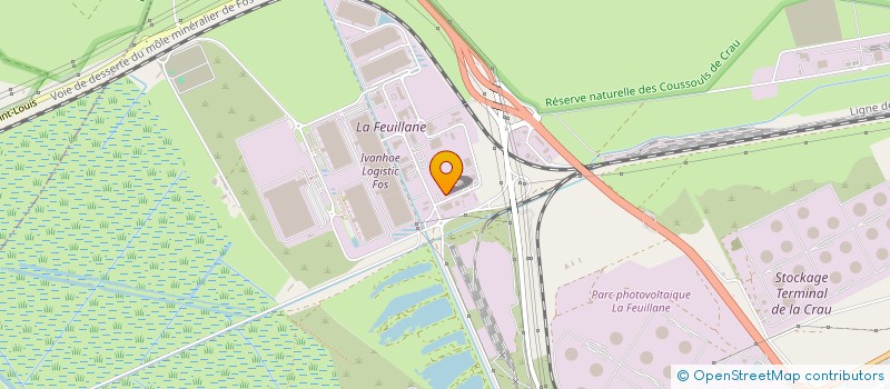 localisation de l'entreprise PEGASE  FOS-SUR-MER