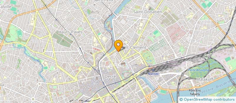 localisation de l'entreprise PEGASE à NANTES
