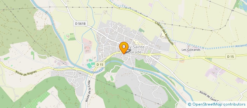 localisation de l'entreprise PEGASE  LE PUY-SAINTE-REPARADE