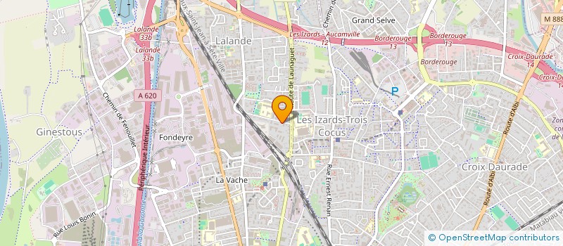 localisation de l'entreprise PEGASE  QUINT-FONSEGRIVES