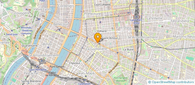 localisation de l'entreprise PEGASE  LYON