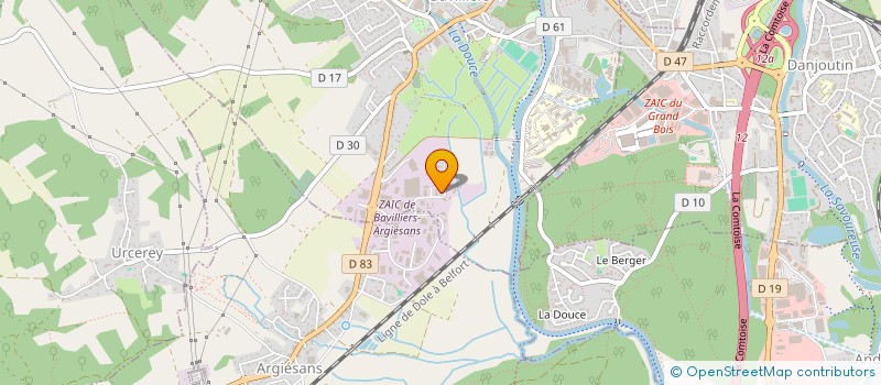 localisation de l'entreprise PEGASE à BAVILLIERS