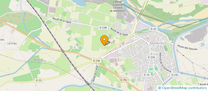 localisation de l'entreprise PEGASE AVM  MALLEMORT