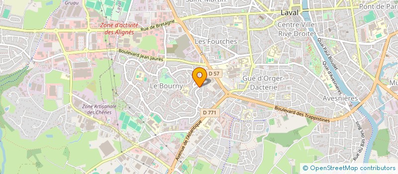 localisation de l'entreprise PEGASE EVENT à LAVAL