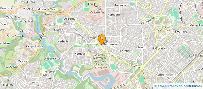 localisation de l'entreprise PEGASE IROISE à BREST