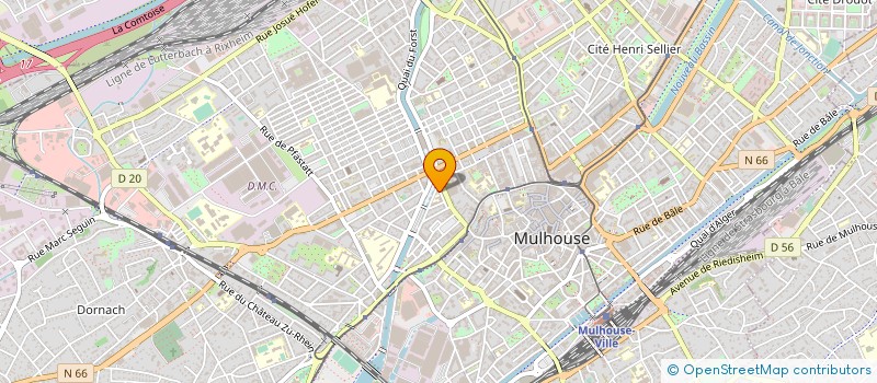 localisation de l'entreprise PEGASE MEDICAL à MULHOUSE