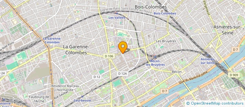 localisation de l'entreprise PEGASE PHARM à COURBEVOIE