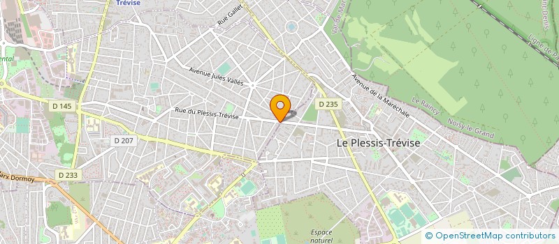 localisation de l'entreprise PEGASE PNEUS IDF à CHAMPIGNY-SUR-MARNE