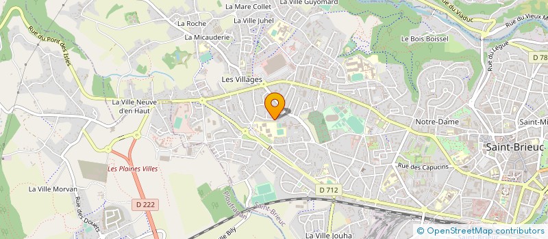 localisation de l'entreprise PEGASE PROCESSUS à SAINT-BRIEUC