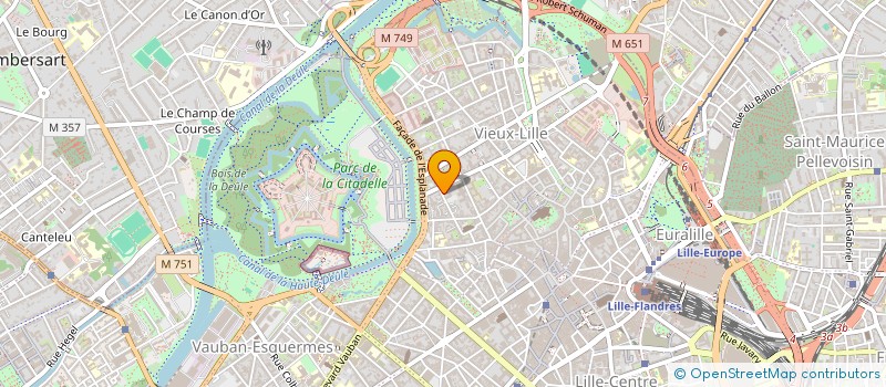 localisation de l'entreprise PEGASE PRODUCTIONS à LILLE