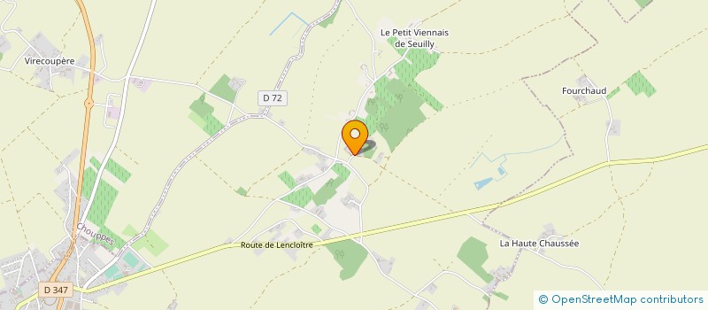 localisation de l'entreprise PEGASE RECOUVREMENT  MIREBEAU