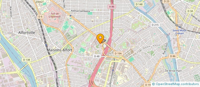 localisation de l'entreprise PEGASE TRANSPORT EXPRESS à MAISONS-ALFORT
