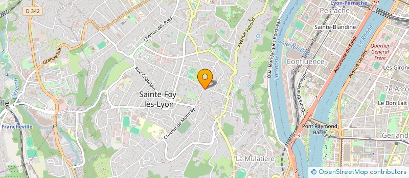 localisation de l'entreprise PEGASI  SAINTE-FOY-LES-LYON