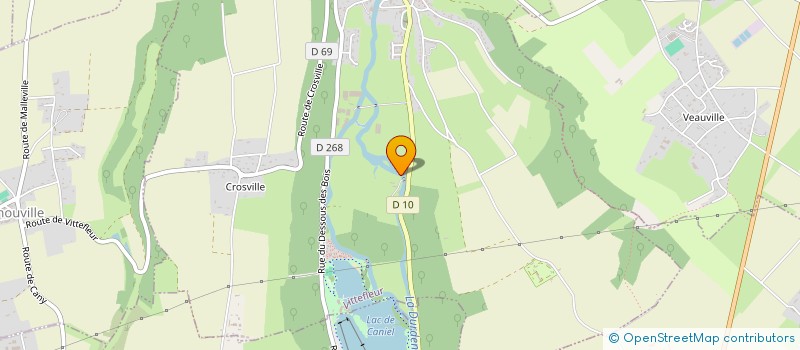 localisation de l'entreprise PEGASS  VITTEFLEUR