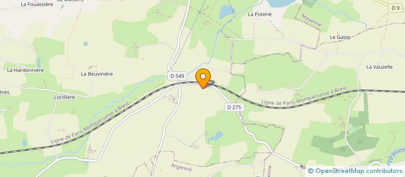 localisation de l'entreprise PEGASUS  LA CHAPELLE-ANTHENAISE