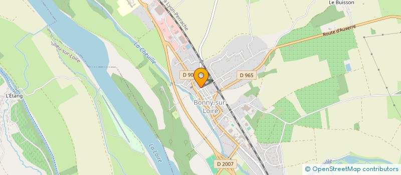 localisation de l'entreprise PEGASUS  BONNY-SUR-LOIRE