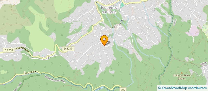localisation de l'entreprise PEGASUS  TOURRETTES-SUR-LOUP
