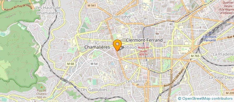 localisation de l'entreprise PEGASUS AUDIOVISUEL à CLERMONT-FERRAND