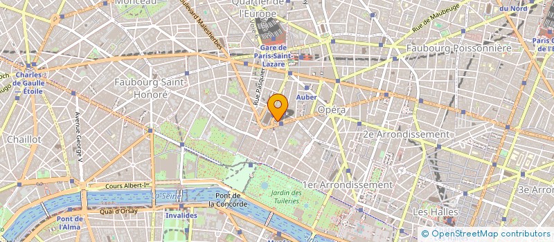 localisation de l'entreprise PEGASUS AVIATION 17 à PARIS