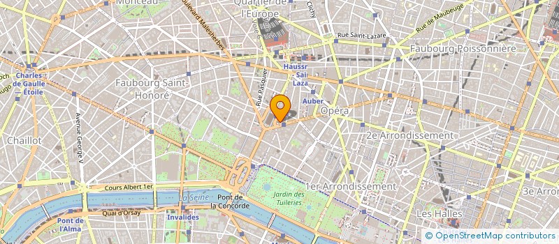 localisation de l'entreprise PEGASUS AVIATION 18 à PARIS