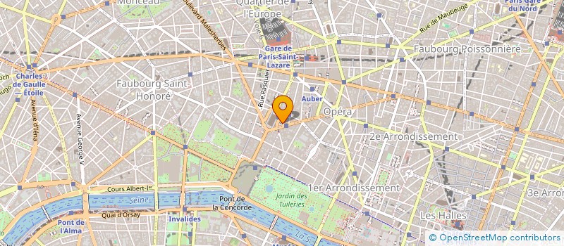 localisation de l'entreprise PEGASUS AVIATION 25 à PARIS