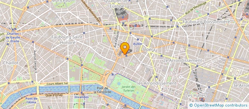 localisation de l'entreprise PEGASUS AVIATION 28 à PARIS