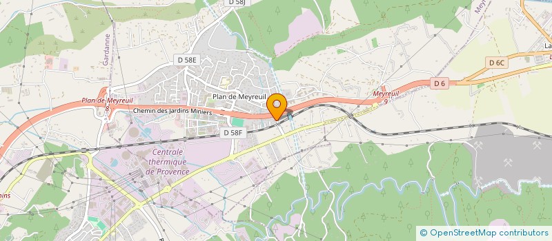 localisation de l'entreprise PEGASUS CONSEILS  MEYREUIL