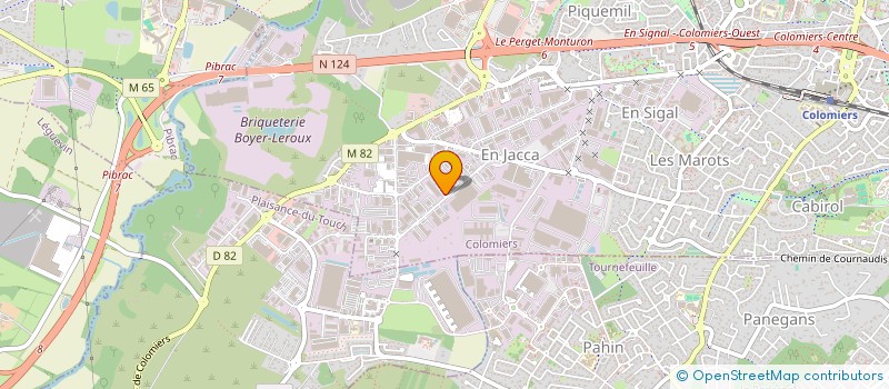 localisation de l'entreprise PEGASUS CONSULTING 31  COLOMIERS