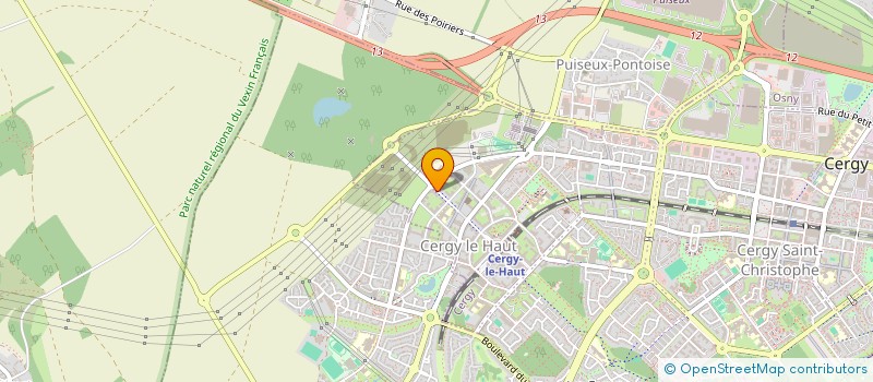 localisation de l'entreprise PEGASUS DRIVER JET  CERGY