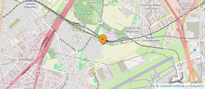 localisation de l'entreprise PEGASUS FRANCE à WISSOUS