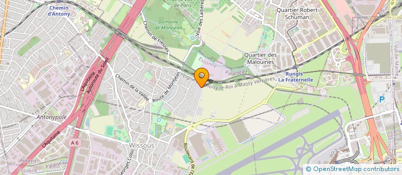 localisation de l'entreprise PEGASUS FRANCE  WISSOUS