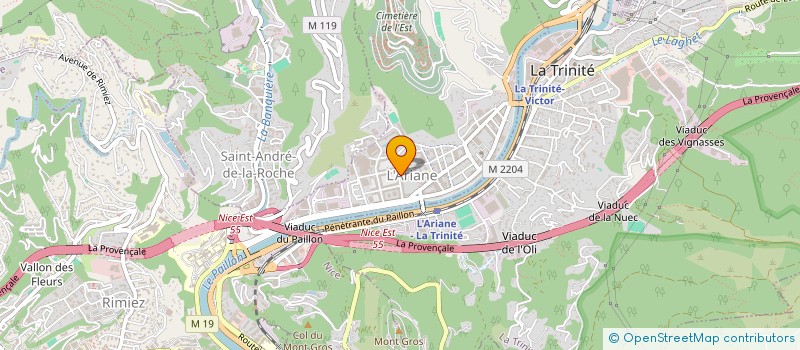 localisation de l'entreprise PEGASUS GROUP  NICE