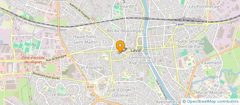 localisation de l'entreprise PEGASUS HOLDING à LAVAL