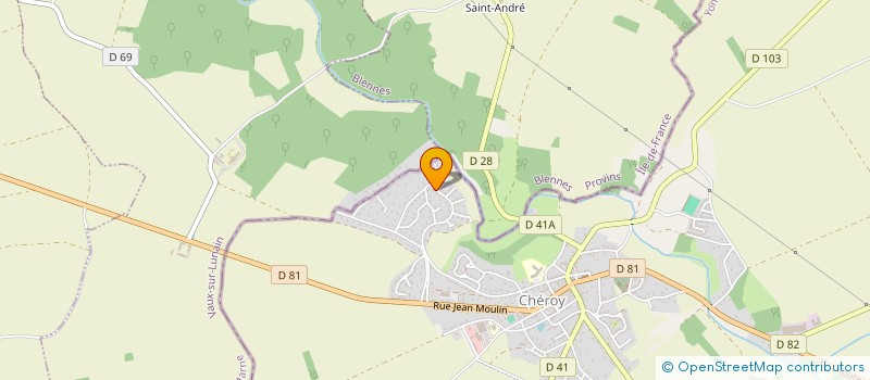 localisation de l'entreprise PEGASUS HORIZON  CHEROY