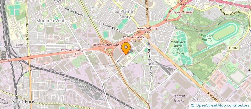 localisation de l'entreprise PEGASUS INVEST 2  VENISSIEUX