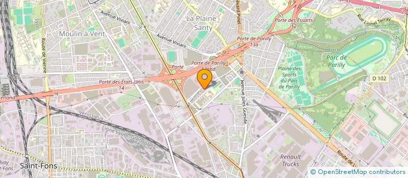 localisation de l'entreprise PEGASUS INVEST REMPLOI  VENISSIEUX